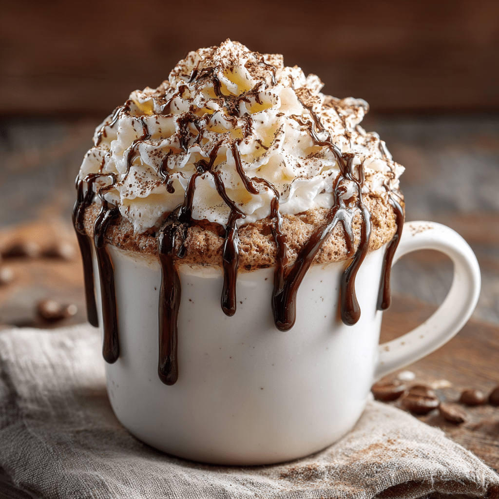 Mocha Mug Cake Recipe - Recipe Image