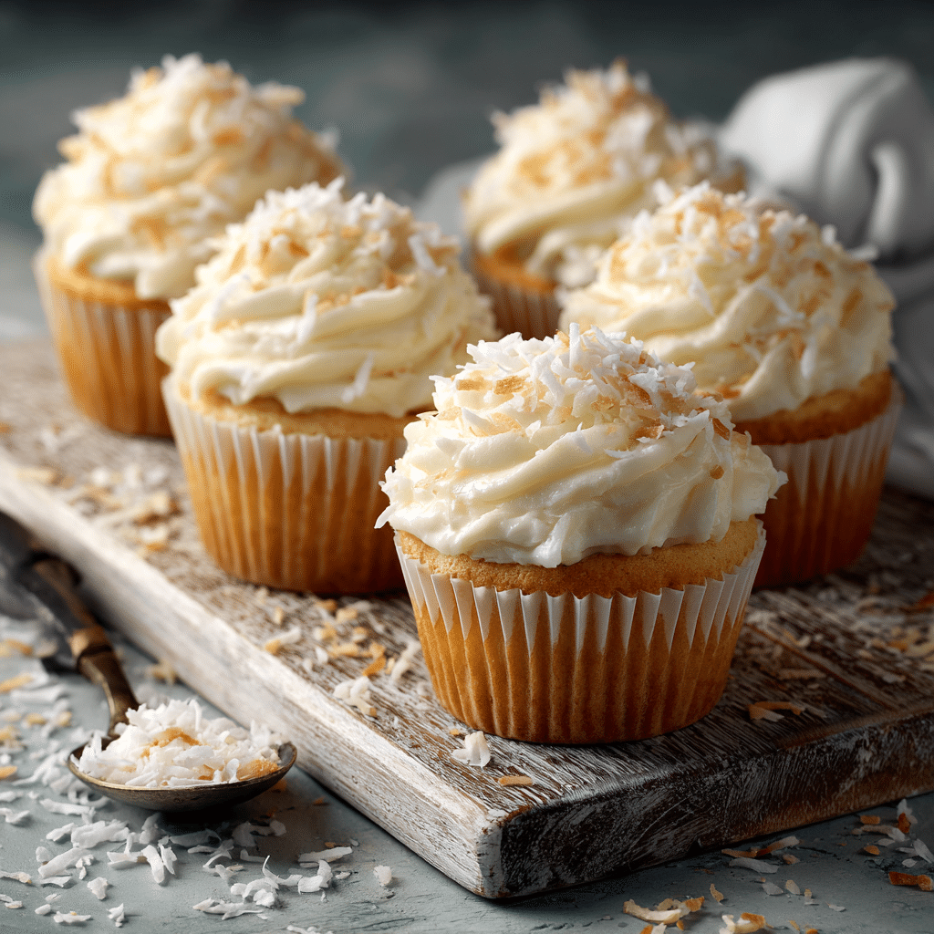 Coconut Cupcakes Recipe - Recipe Image