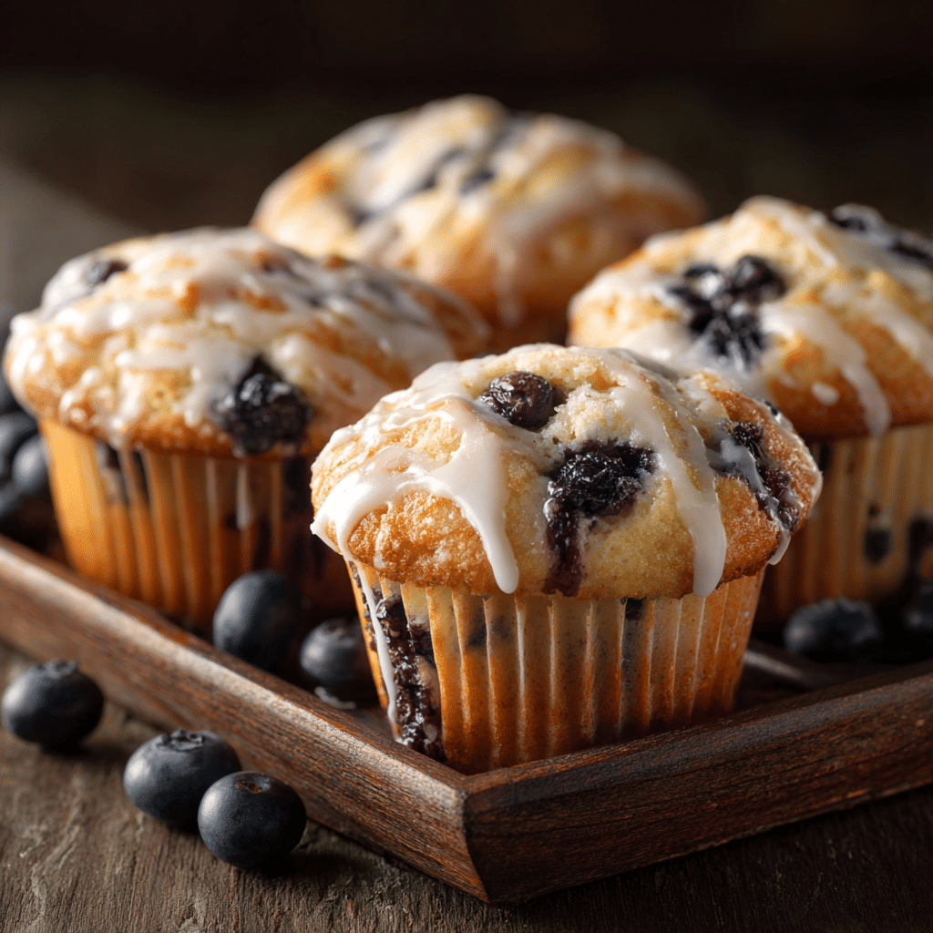 Blueberry Lemon Muffins Recipe - Recipe Image
