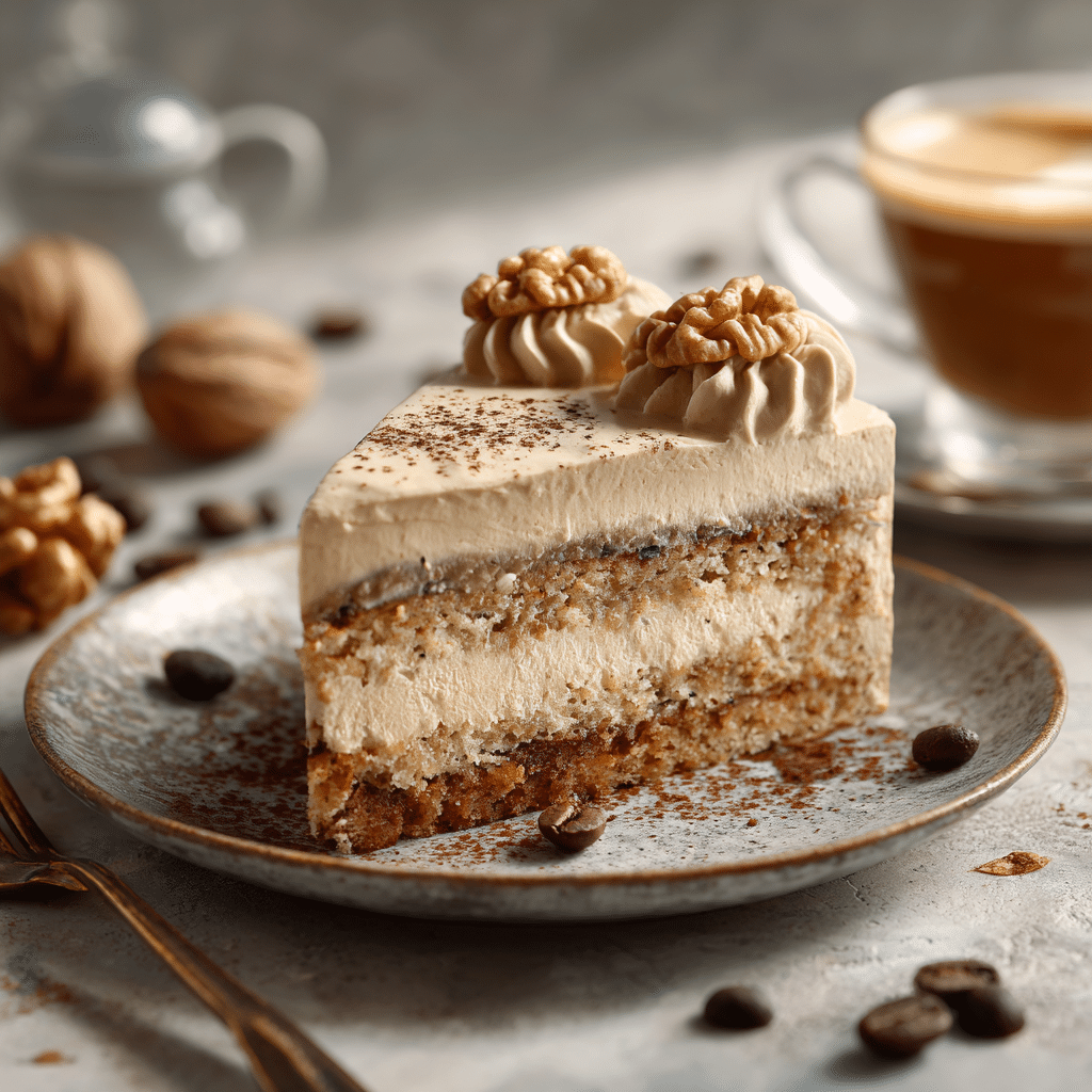 Coffee Walnut Cake Recipe - Recipe Image