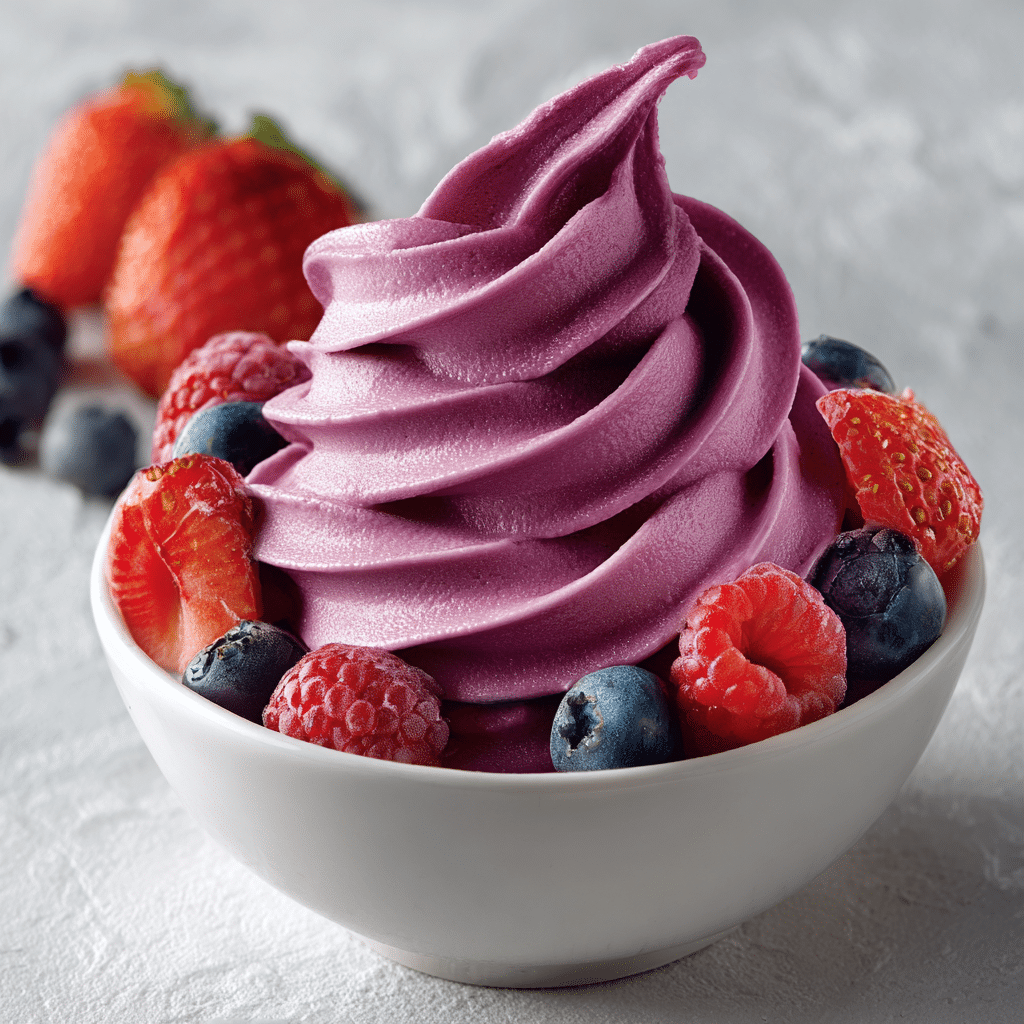 Berry Frozen Yogurt Recipe - Recipe Image