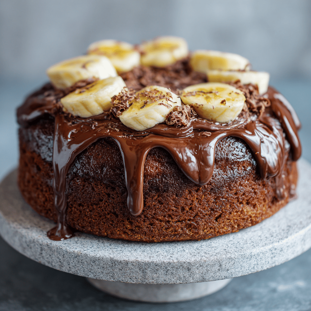 Chocolate Banana Cake Recipe - Recipe Image