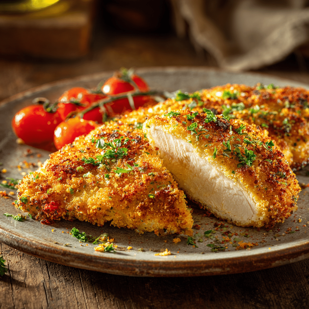 Baked Parmesan Chicken Recipe - Recipe Image
