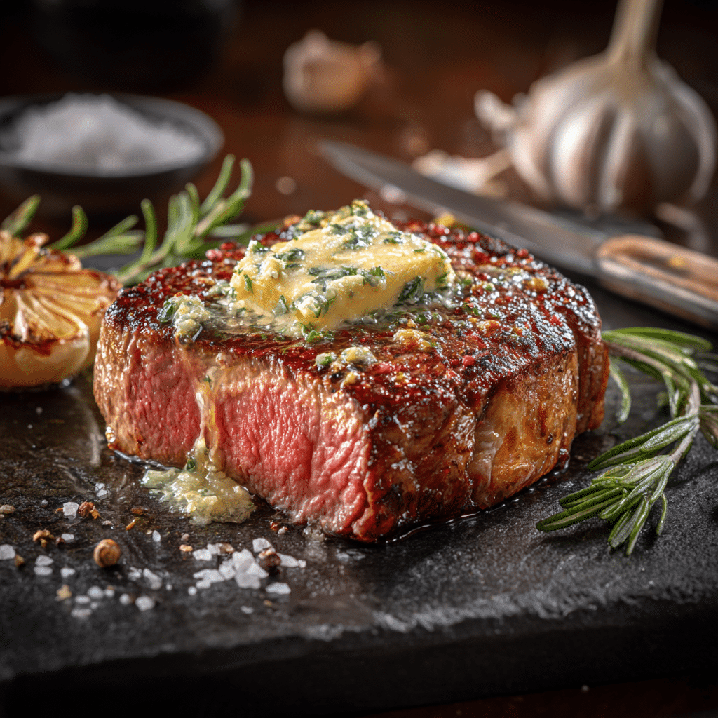 Garlic Butter Steak Recipe - Recipe Image