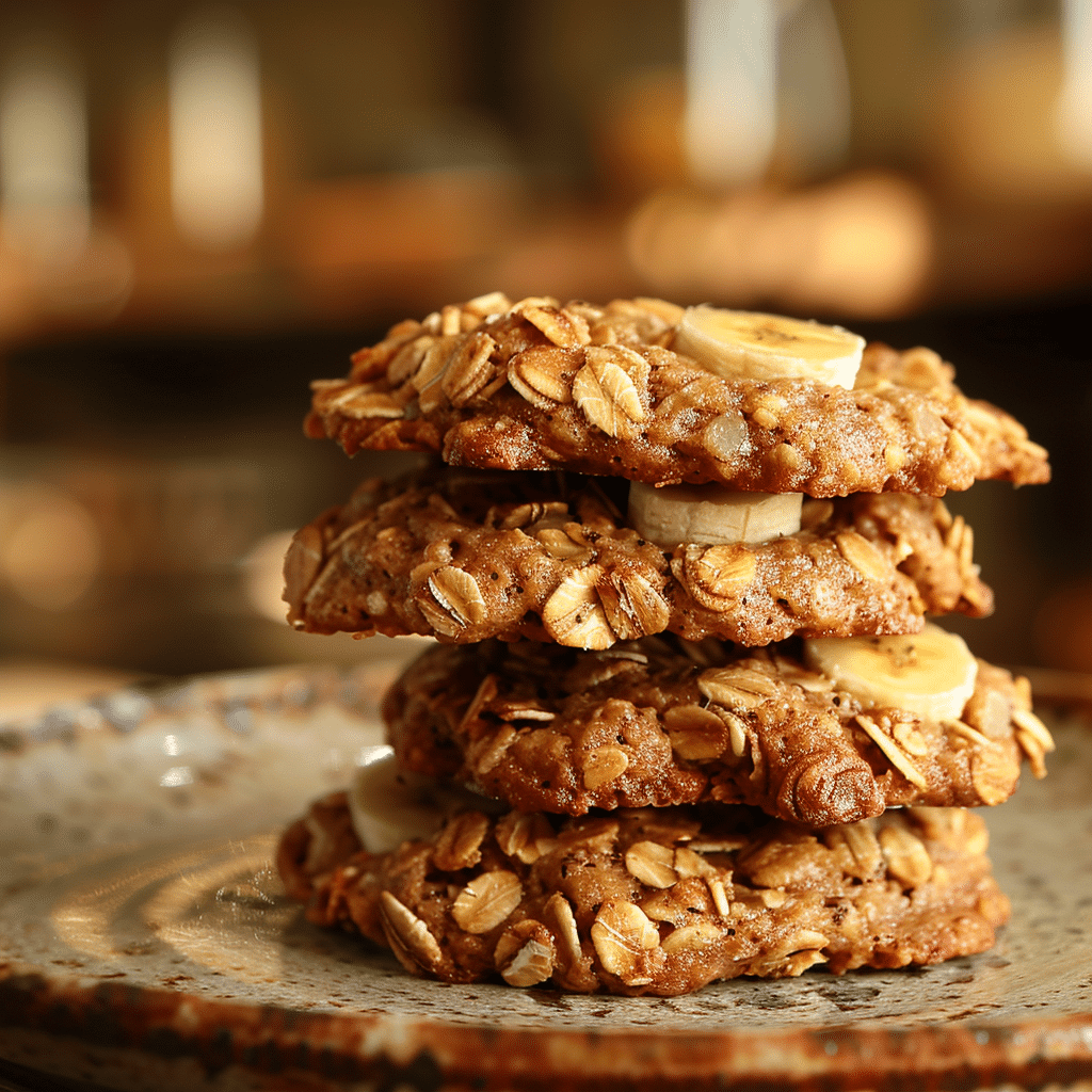 Banana Oat Cookies Recipe - Recipe Image