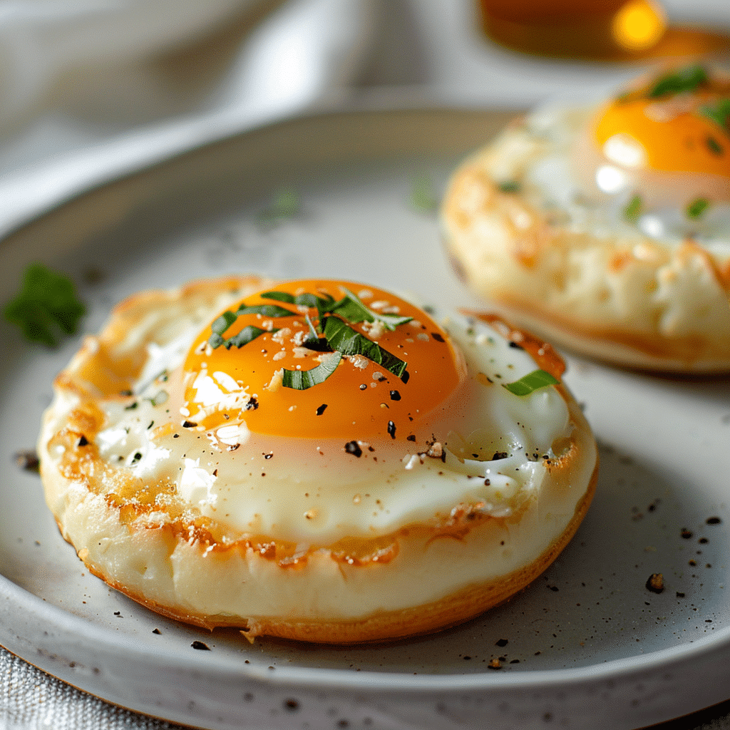 Cheesy Egg Clouds Recipe - Recipe Image