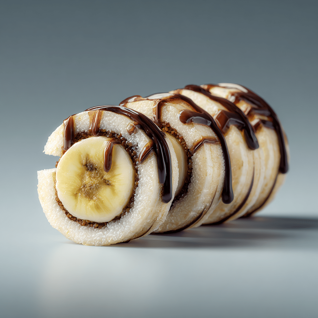 Chocolate Banana Sushi Rolls Recipe - Recipe Image
