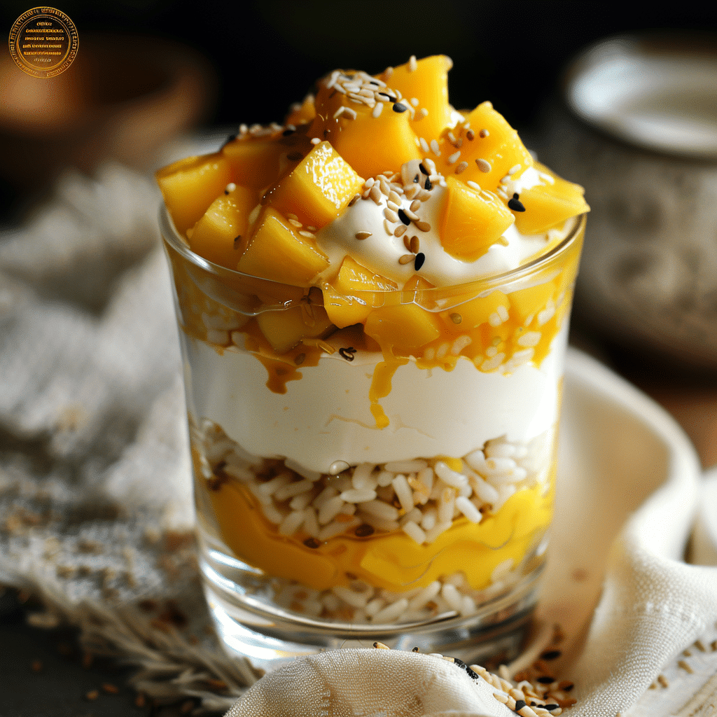 Mango Sticky Rice Parfait 🥭 Recipe - Recipe Image