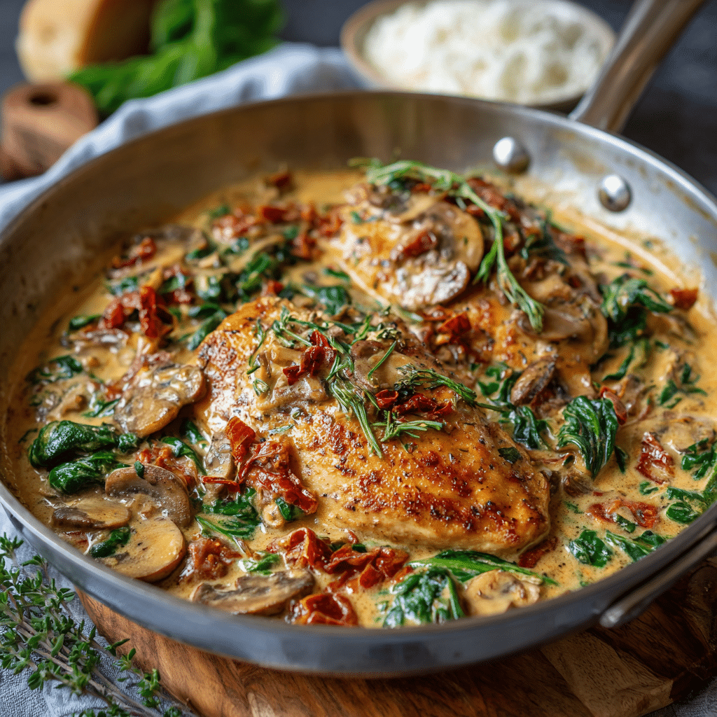 Creamy Tuscan Chicken Recipe - Recipe Image