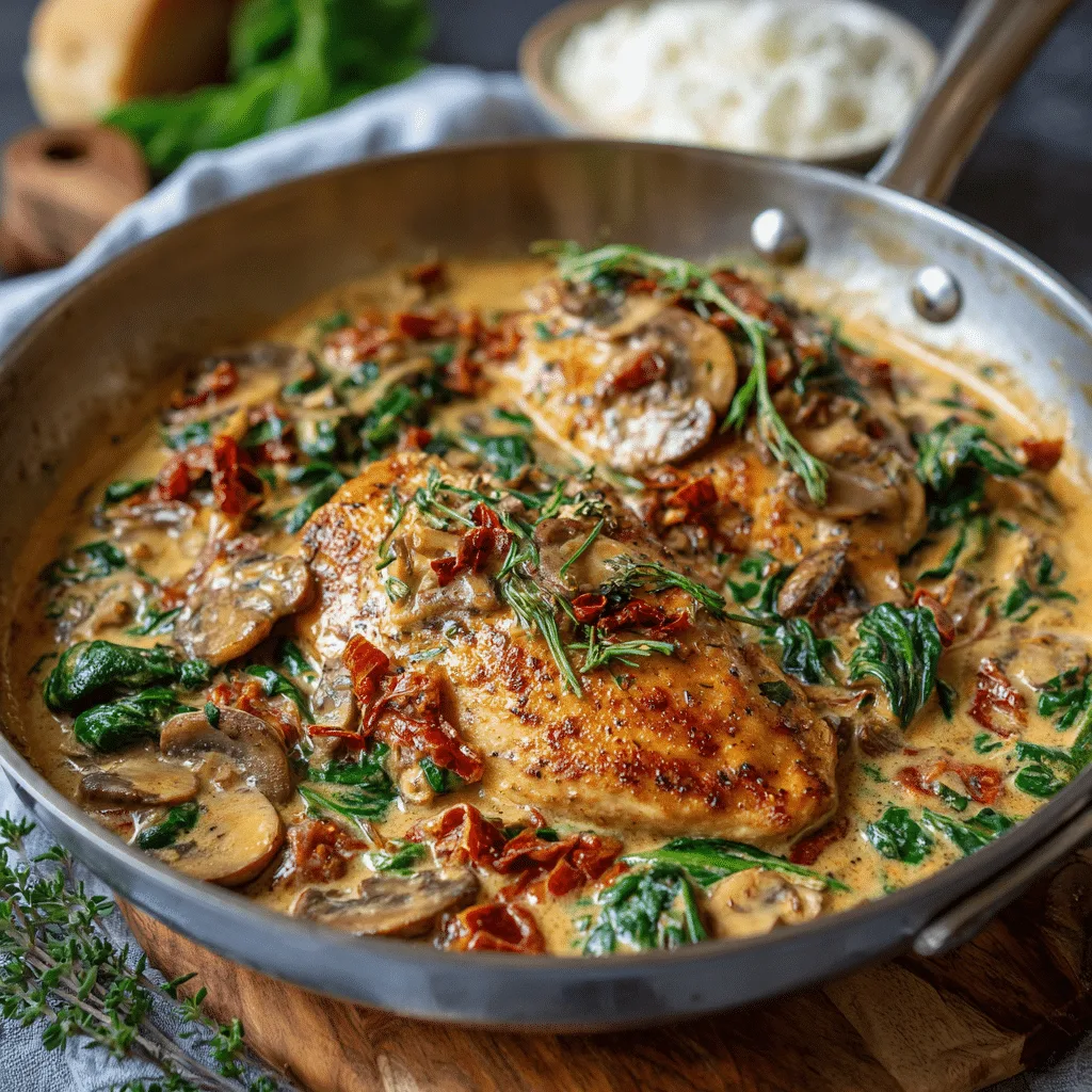 Creamy Tuscan Chicken Recipe - Recipe Image