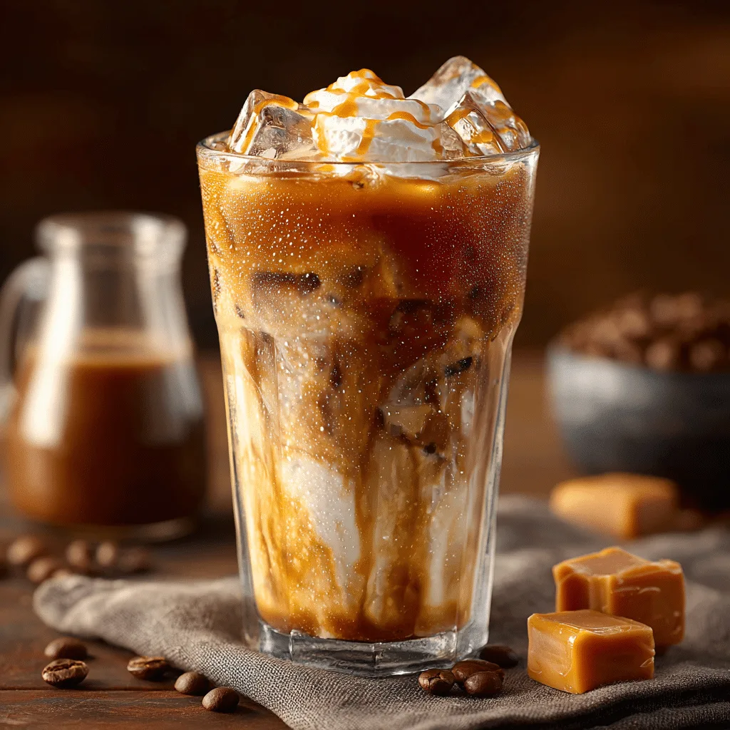 Iced Caramel Latte Recipe - Recipe Image