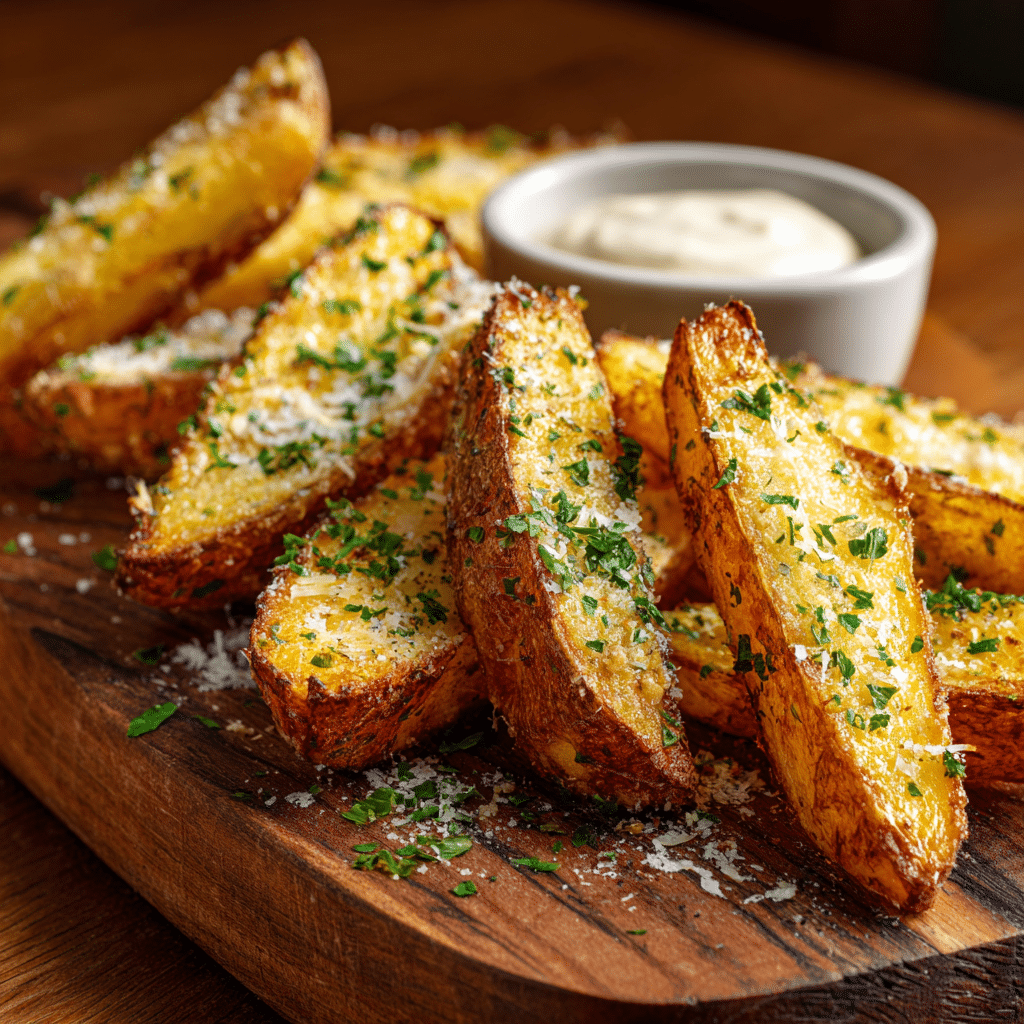 Garlic Parmesan Potatoes Recipe - Recipe Image