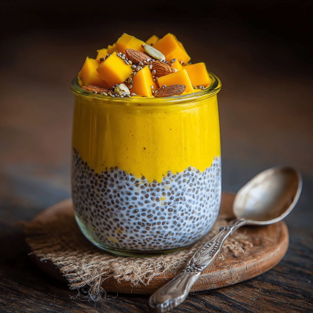 Mango Chia Pudding Recipe - Recipe Image