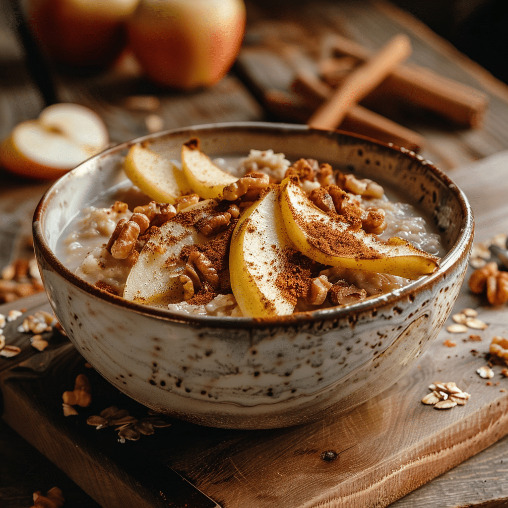 Apple Cinnamon Oatmeal Recipe - Recipe Image