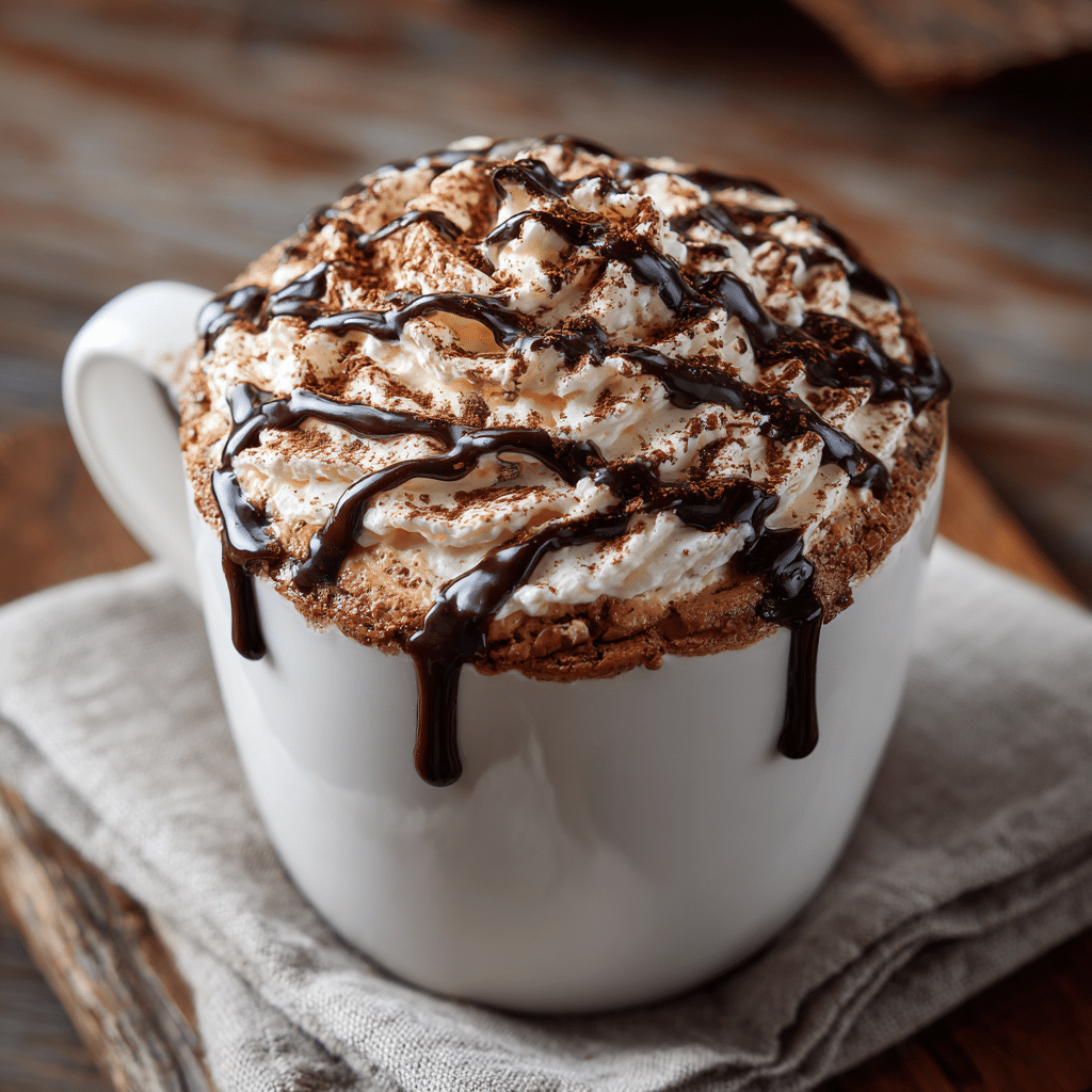Mocha Mug Cake Recipe - Recipe Image