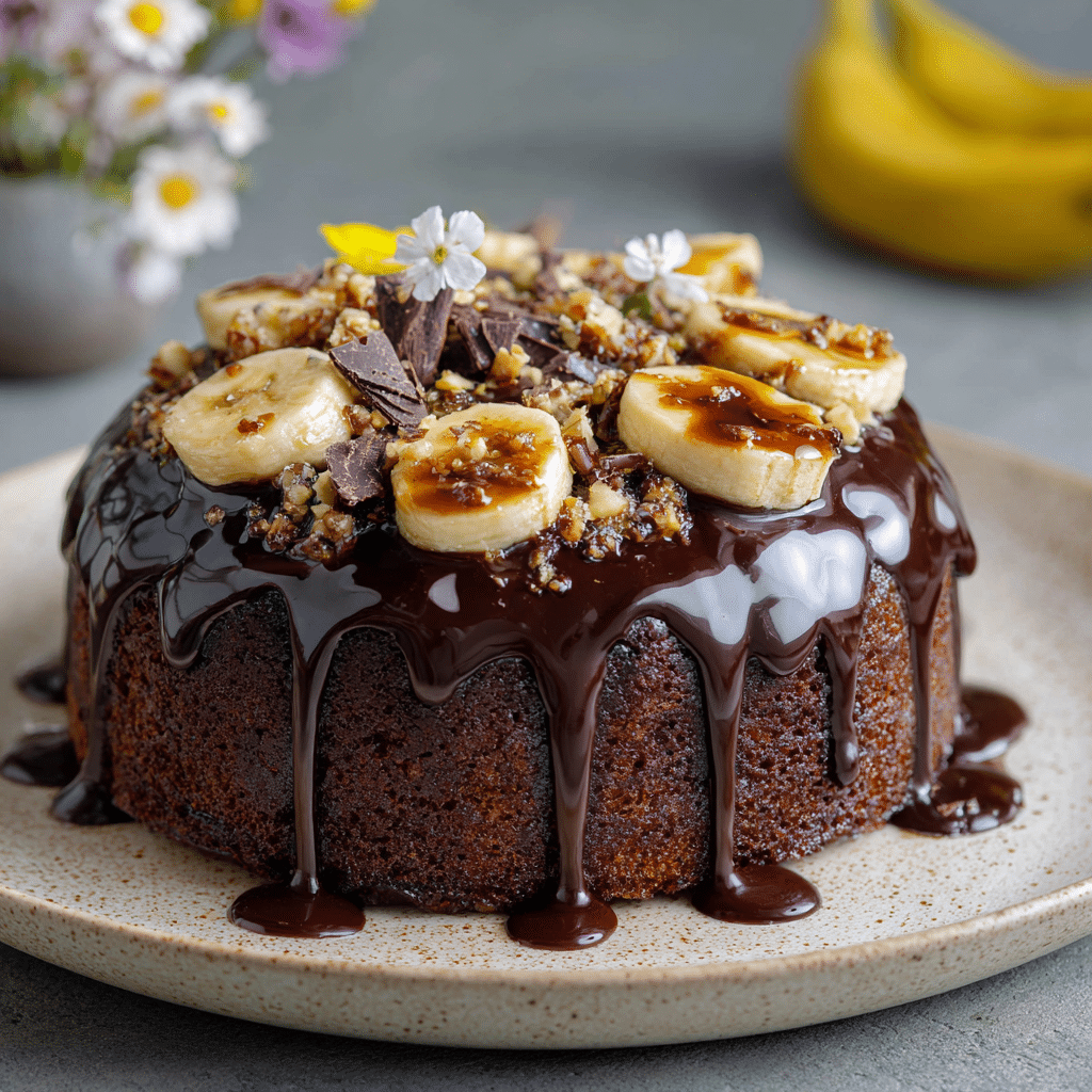 Chocolate Banana Cake Recipe - Recipe Image