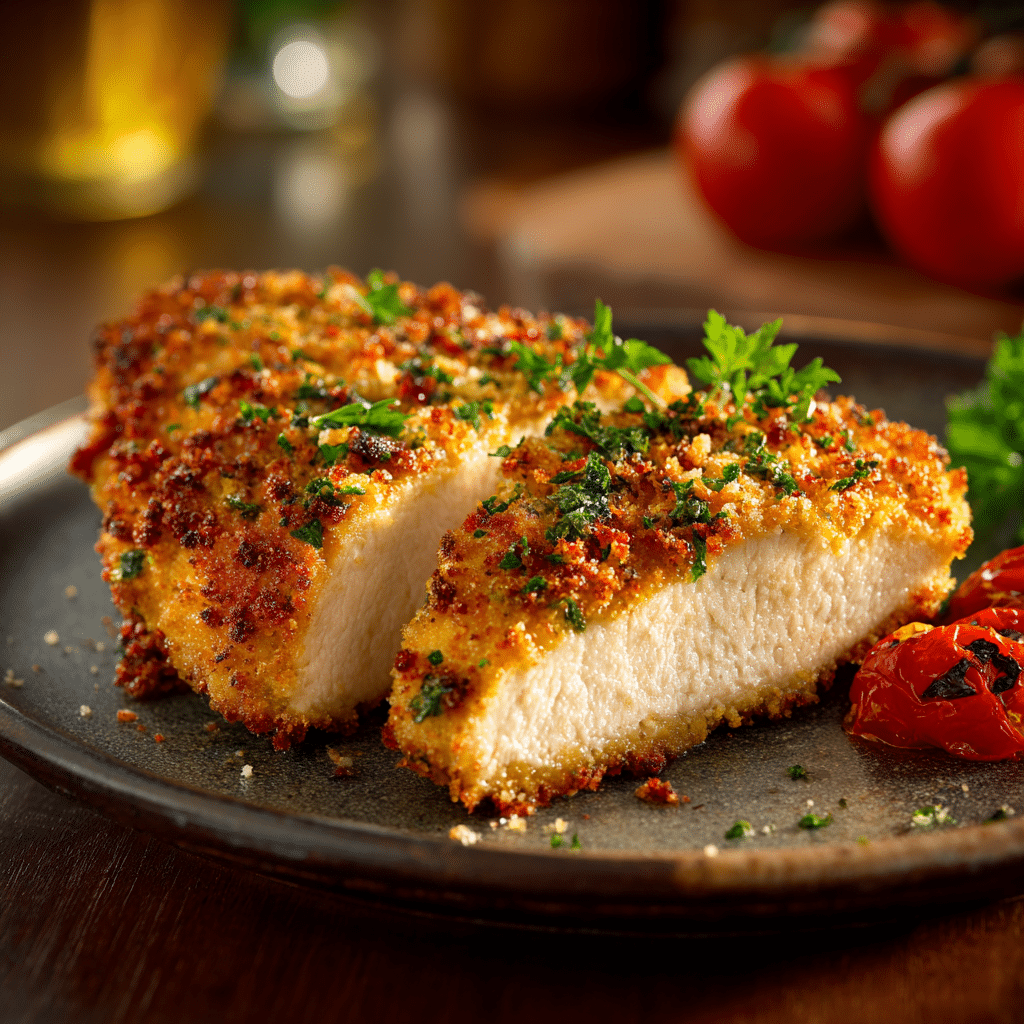Baked Parmesan Chicken Recipe - Recipe Image