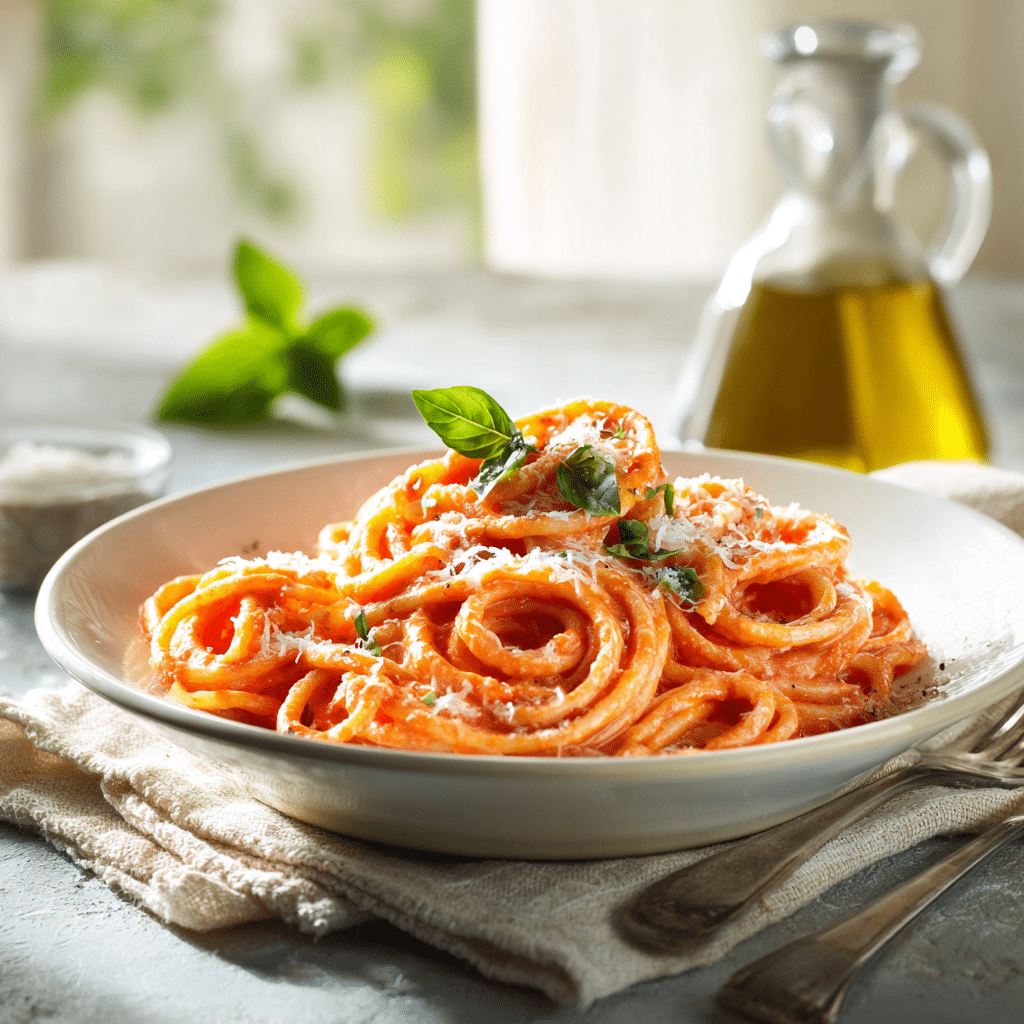 Creamy Tomato Pasta Recipe - Recipe Image