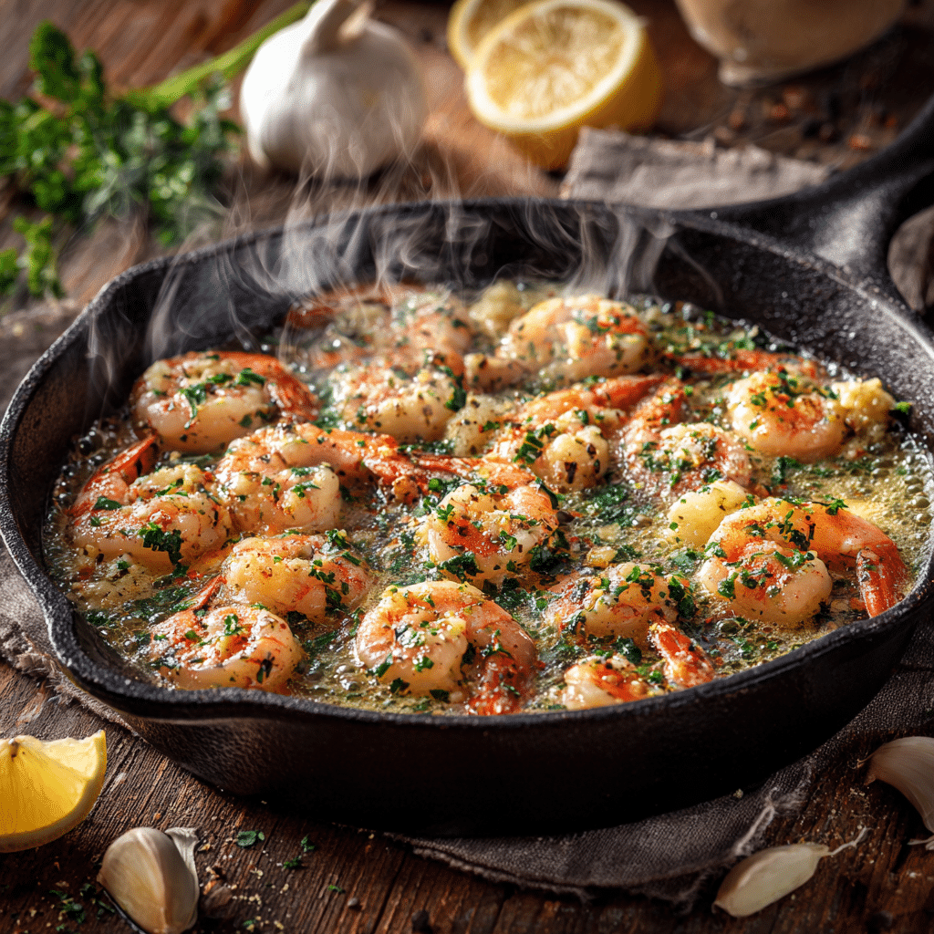 Garlic Butter Shrimp Recipe - Recipe Image
