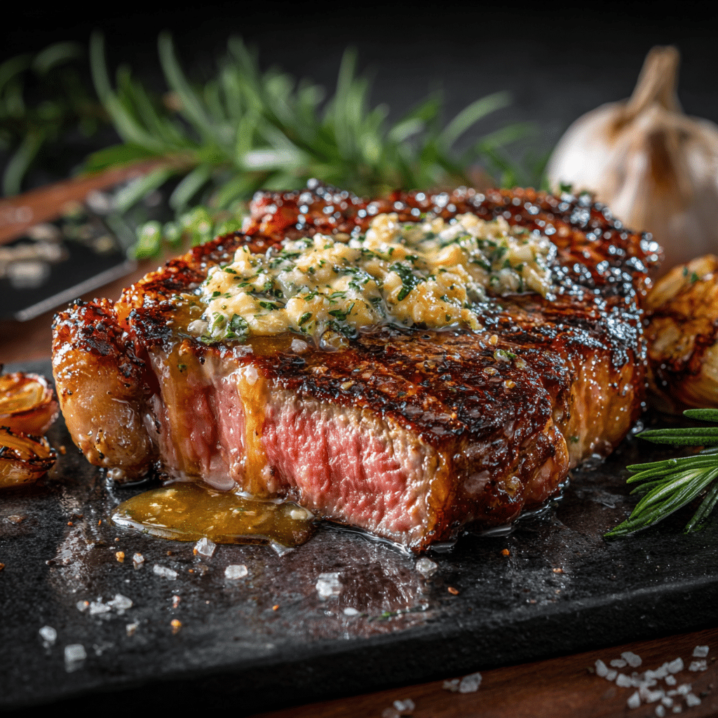 Garlic Butter Steak Recipe - Recipe Image