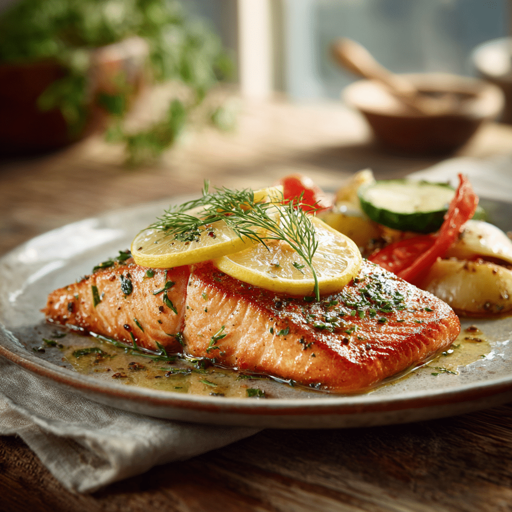 Lemon Herb Salmon Recipe - Recipe Image