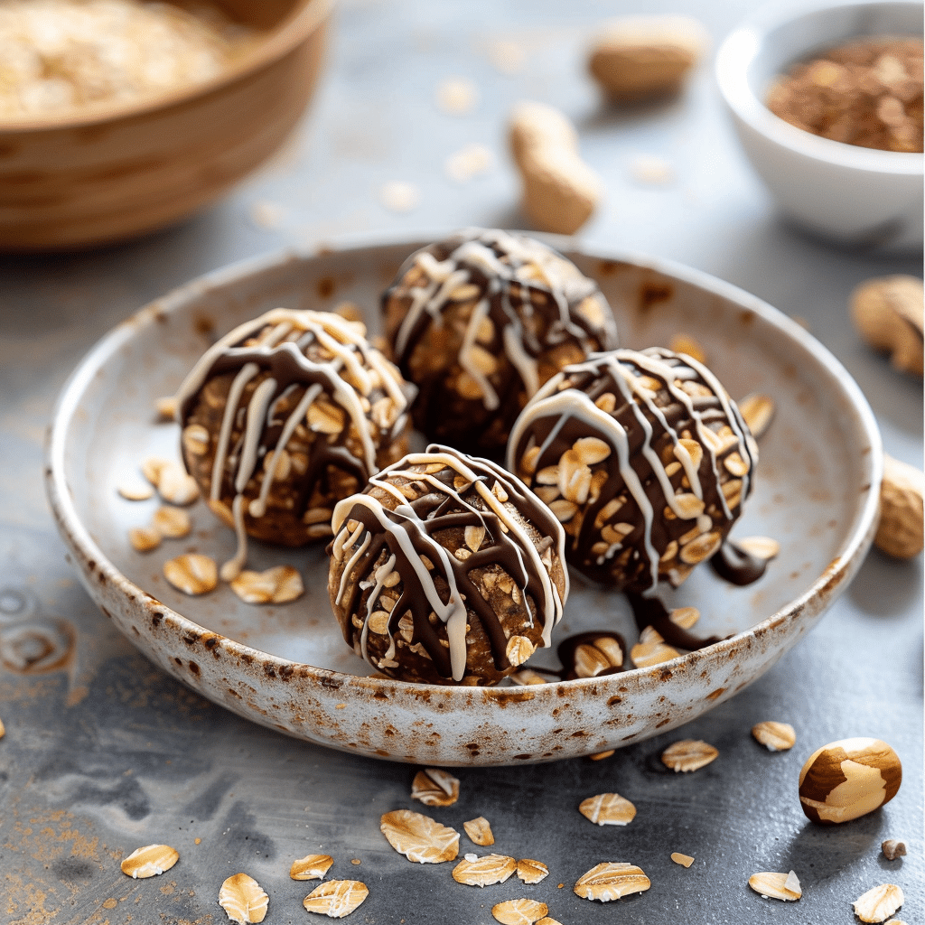 Peanut Butter Energy Balls Recipe - Recipe Image
