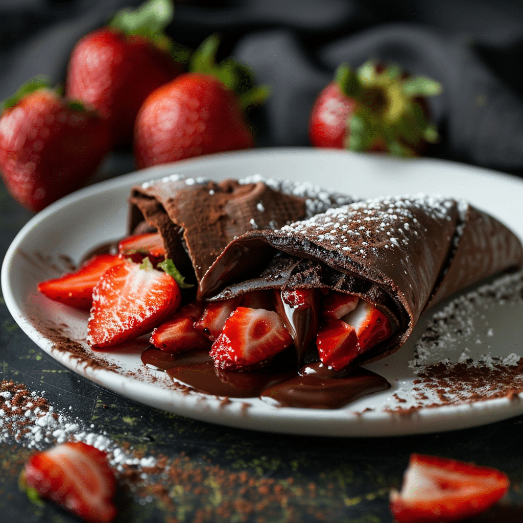 Chocolate Strawberry Wrap
 - Recipe Image