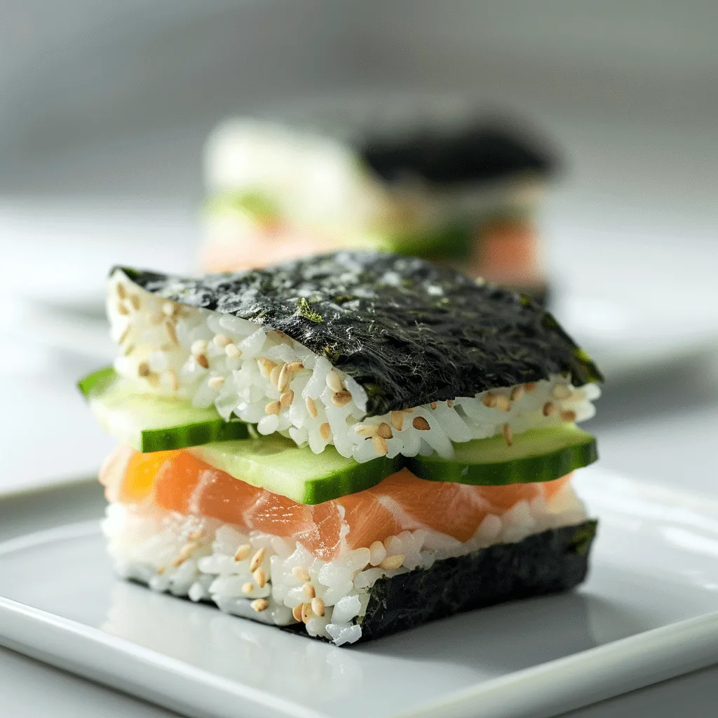 Mini Sushi Sandwiches Recipe - Recipe Image