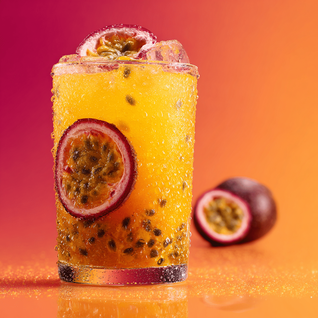 Iced Mango Passion Drink Recipe - Recipe Image