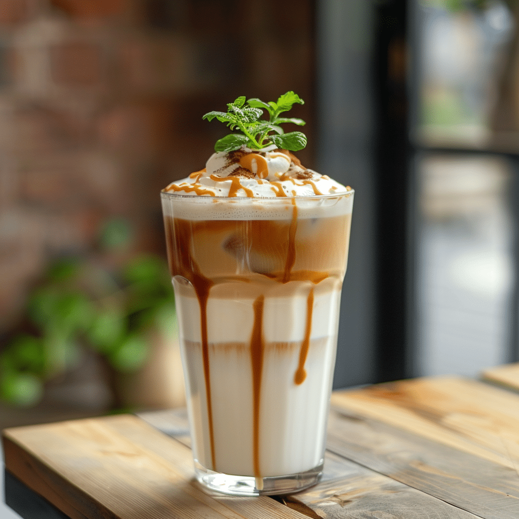 Iced Caramel Coffee Latte: Luxurious Energy Recipe - Recipe Image