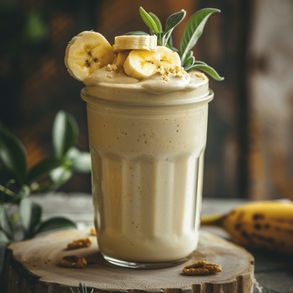 Creamy Banana Milkshake: Smooth Comfort Drink Recipe - Recipe Image