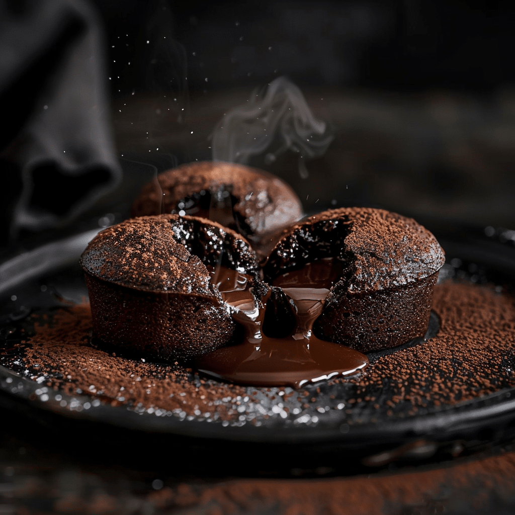 Dreamy Chocolate Lava Muffins 🍫 - Recipe Image