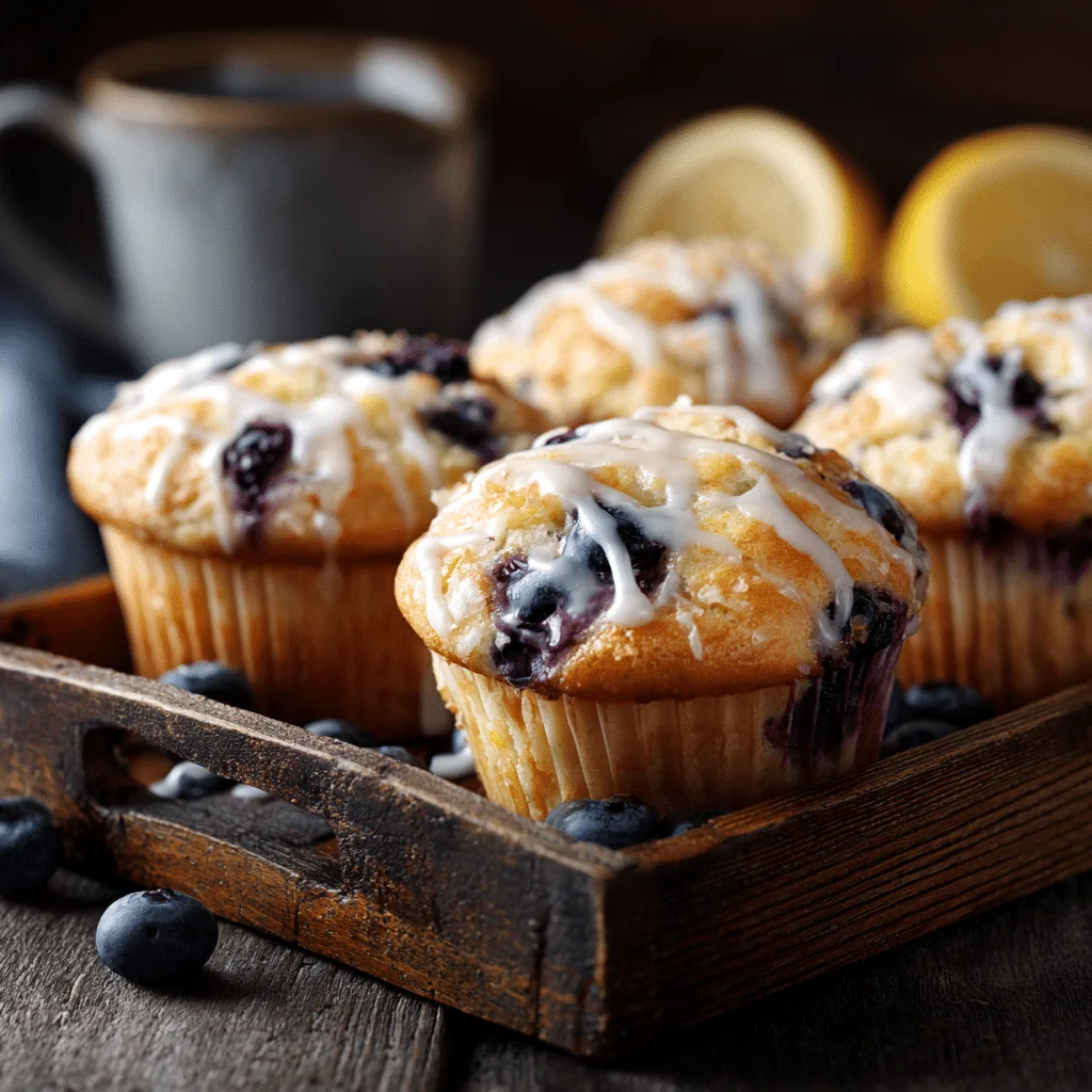 Blueberry Lemon Muffins Recipe