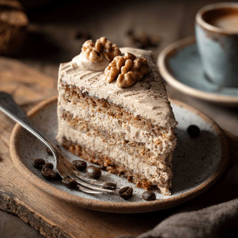 Coffee Walnut Cake Recipe