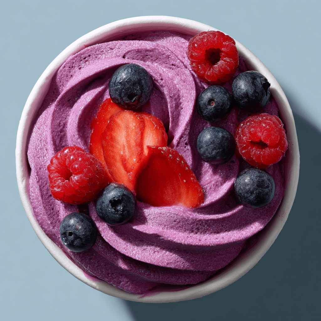 Berry Frozen Yogurt Recipe - Recipe Image