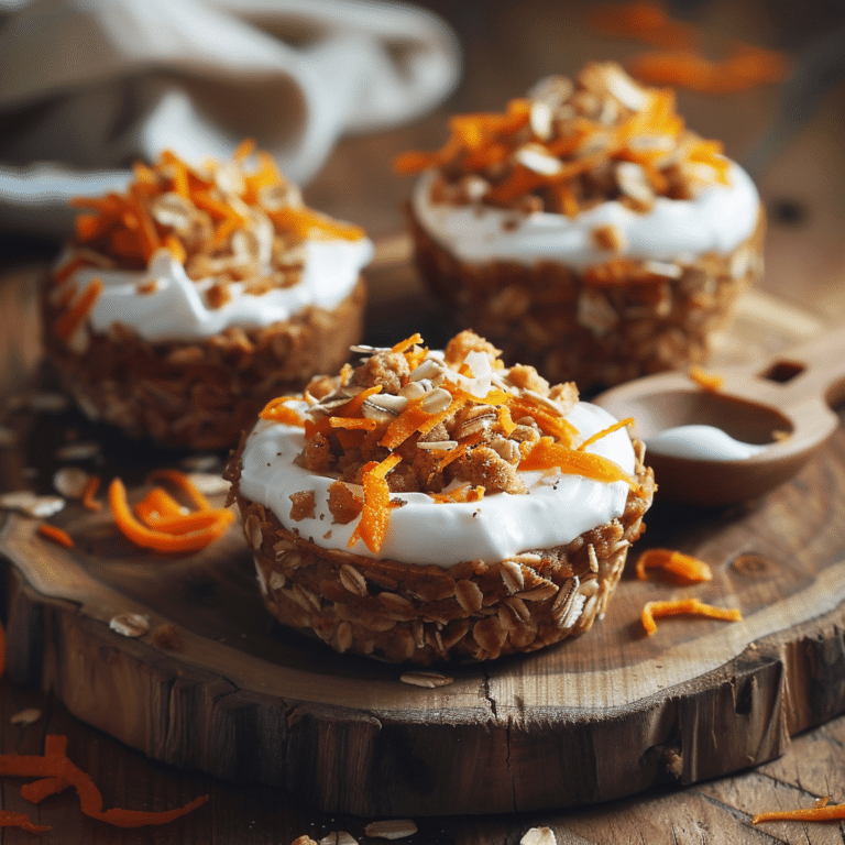 Carrot Cake Oat Cups Recipe