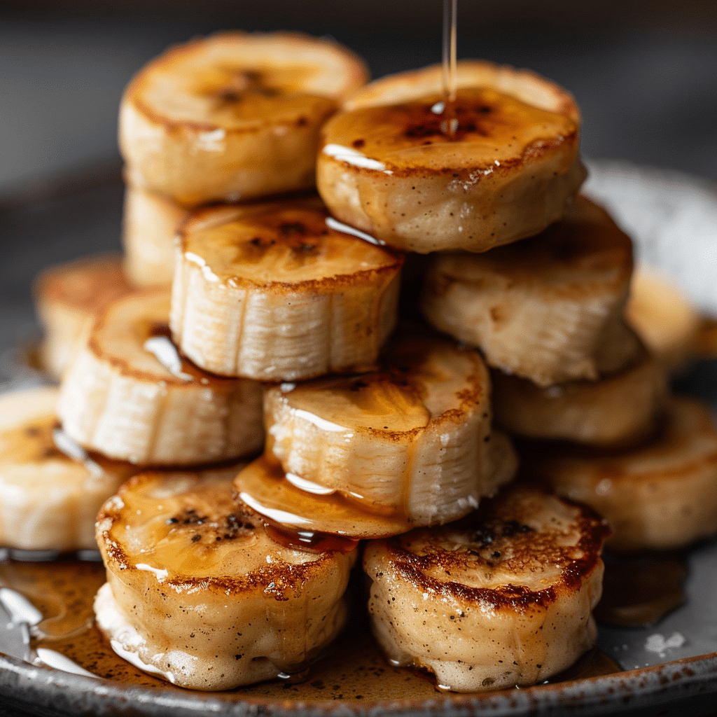 Soft Banana Pancake Bites 🍌 Recipe - Recipe Image