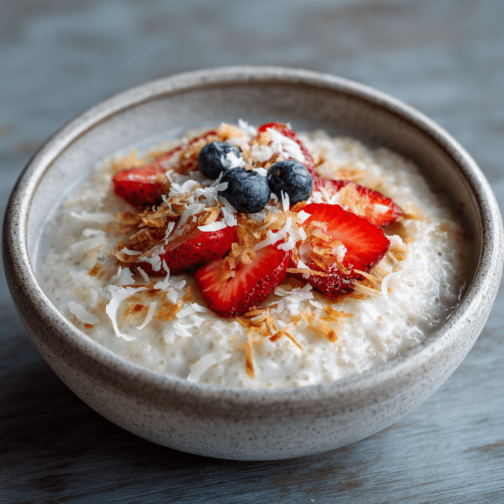 Coconut Tapioca Breakfast Pudding Recipe