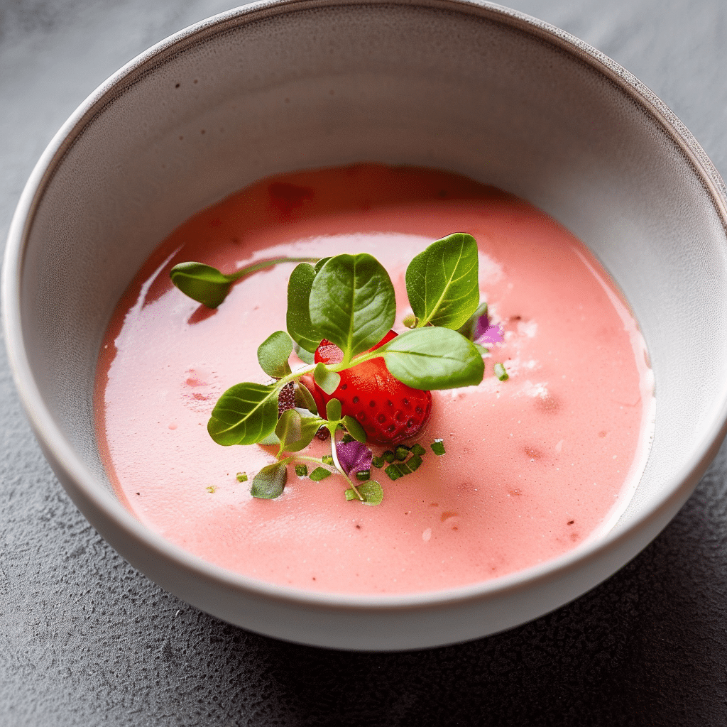 Strawberry Basil Rice Velouté Recipe