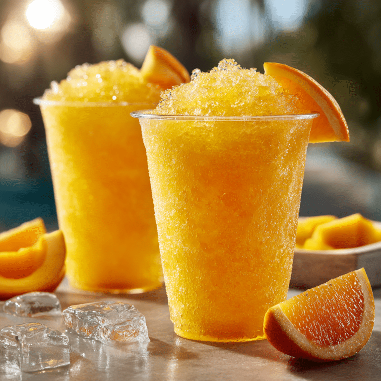 Mango Orange Slush Cups Recipe