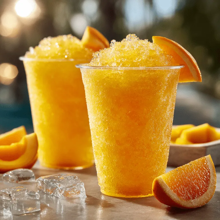 Mango Orange Slush Cups Recipe