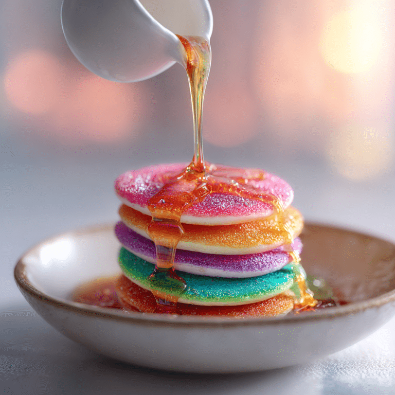 Mini Rainbow Pancake Cereal Recipe