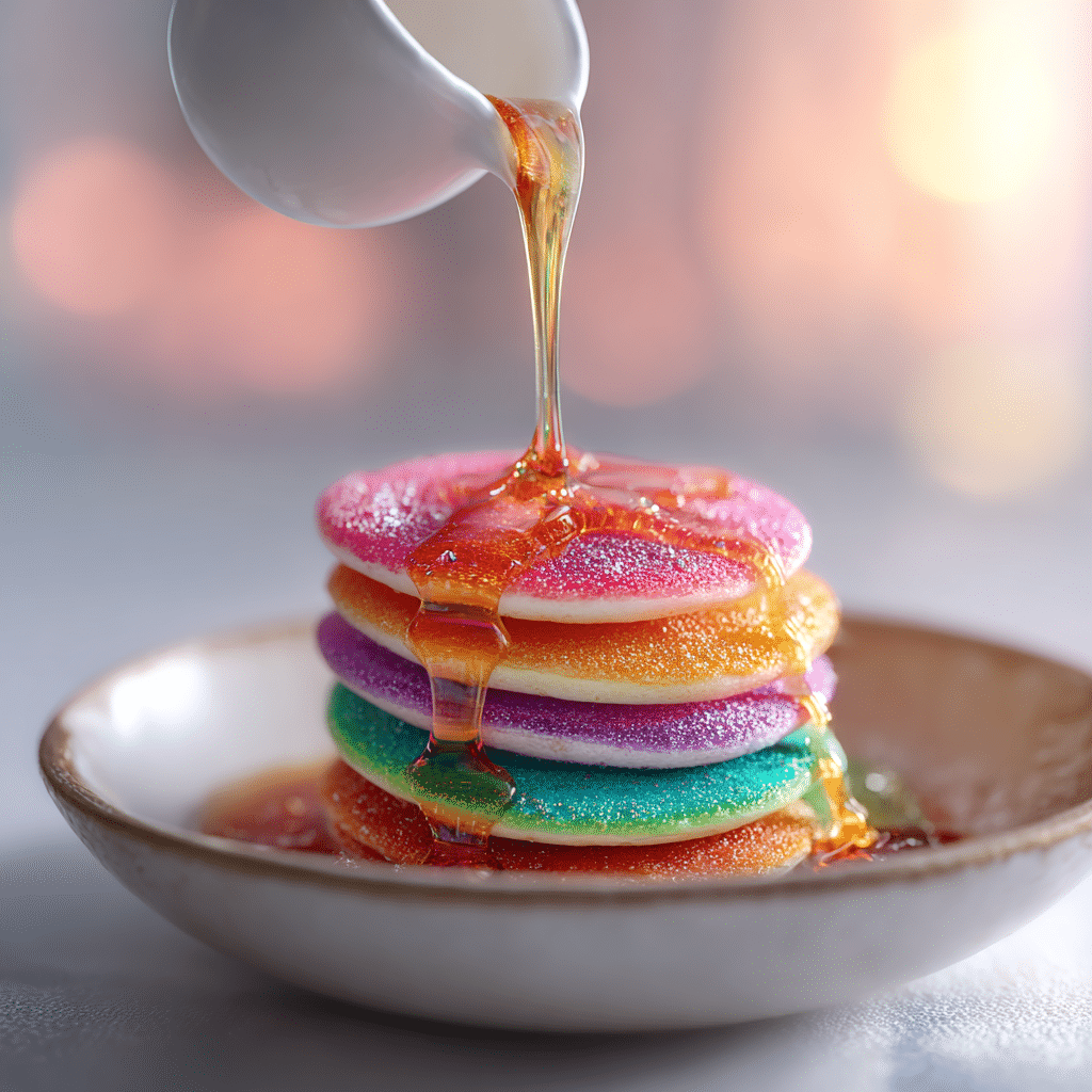 Mini Rainbow Pancake Cereal Recipe