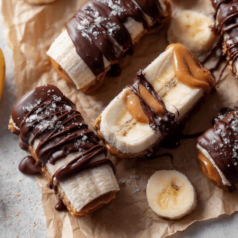 Frozen Banana Peanut Butter Sandwich Bites Recipe