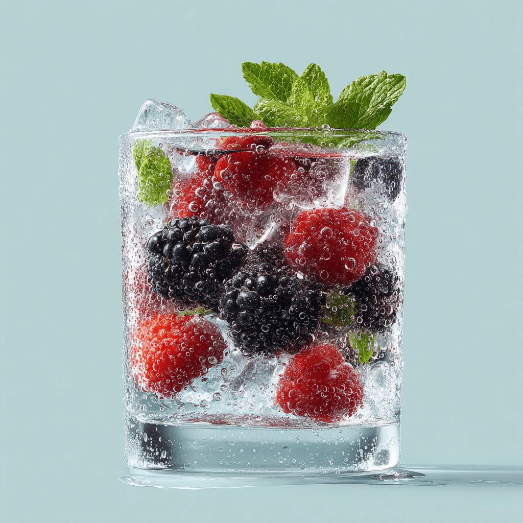 Fruity Ice Cube Sparkle Drink Recipe