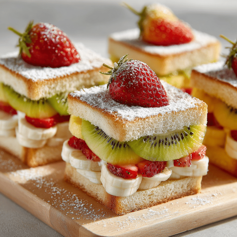 Mini Fruit Sandwich Bites Recipe