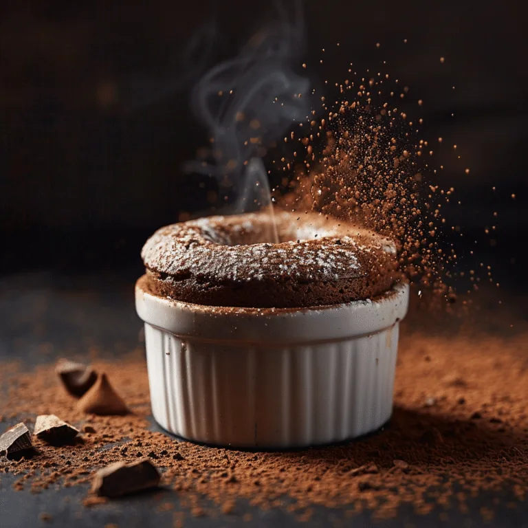Chocolate Soufflé with Molten Center Recipe