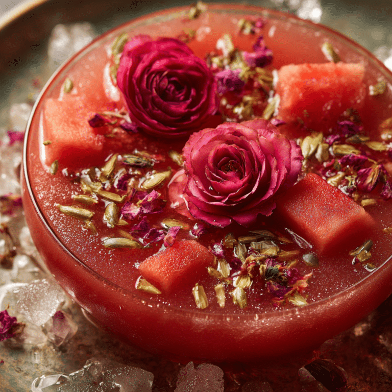Watermelon Rose Granité Bowl Recipe