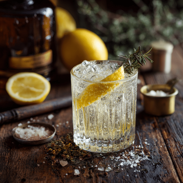 Smoked Lemon & Sea Salt Tonic Recipe