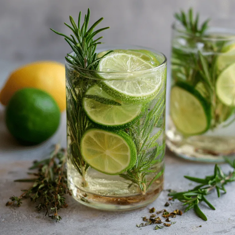 Herb-Infused Sparkling Water (Savory Blend) Recipe